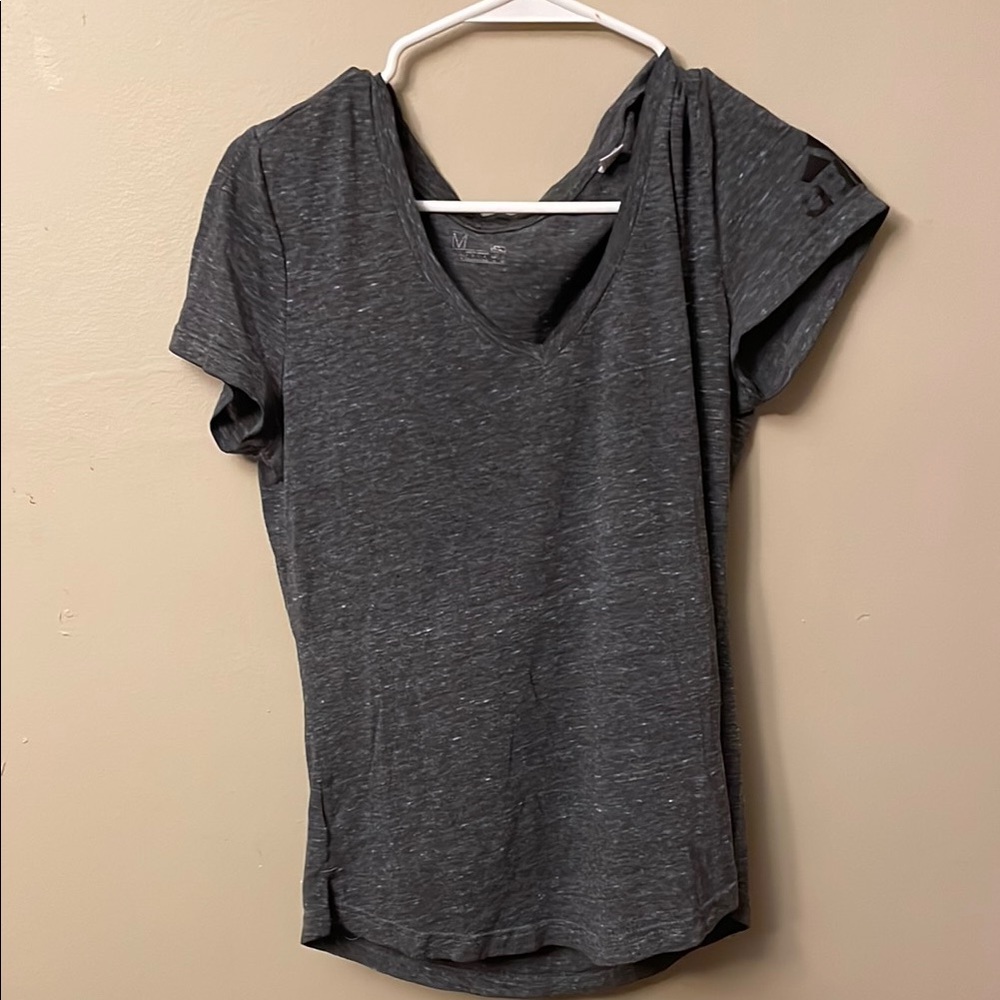 Women's Gray V-Neck T-Shirt (Bin C)​